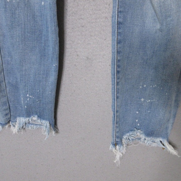 Judy Blue Boyfriend Fit Distressed Paint Splatted Jeans - Picture 4 of 16